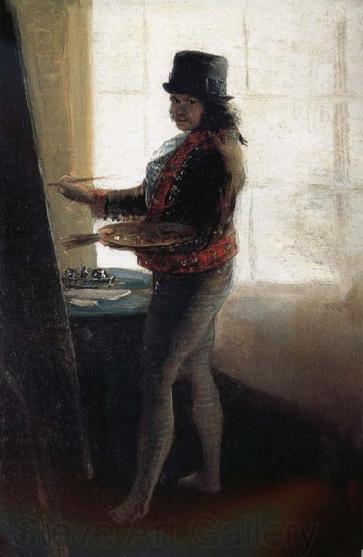 Francisco Goya Self-portrait in the Studio